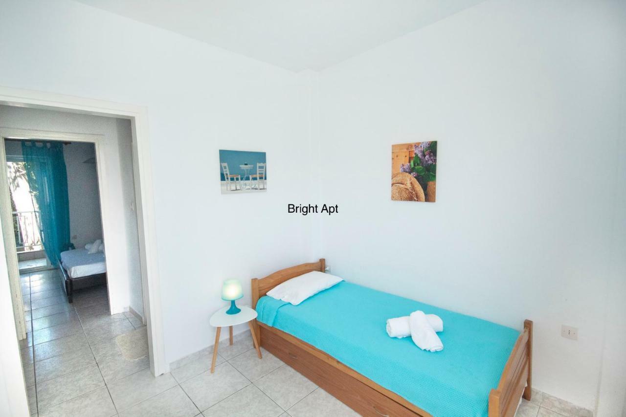 Aello Sea-Seafront Apartments Skala Fourkas Bagian luar foto