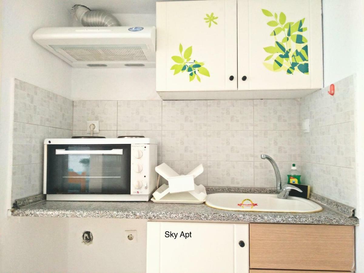 Aello Sea-Seafront Apartments Skala Fourkas Bagian luar foto